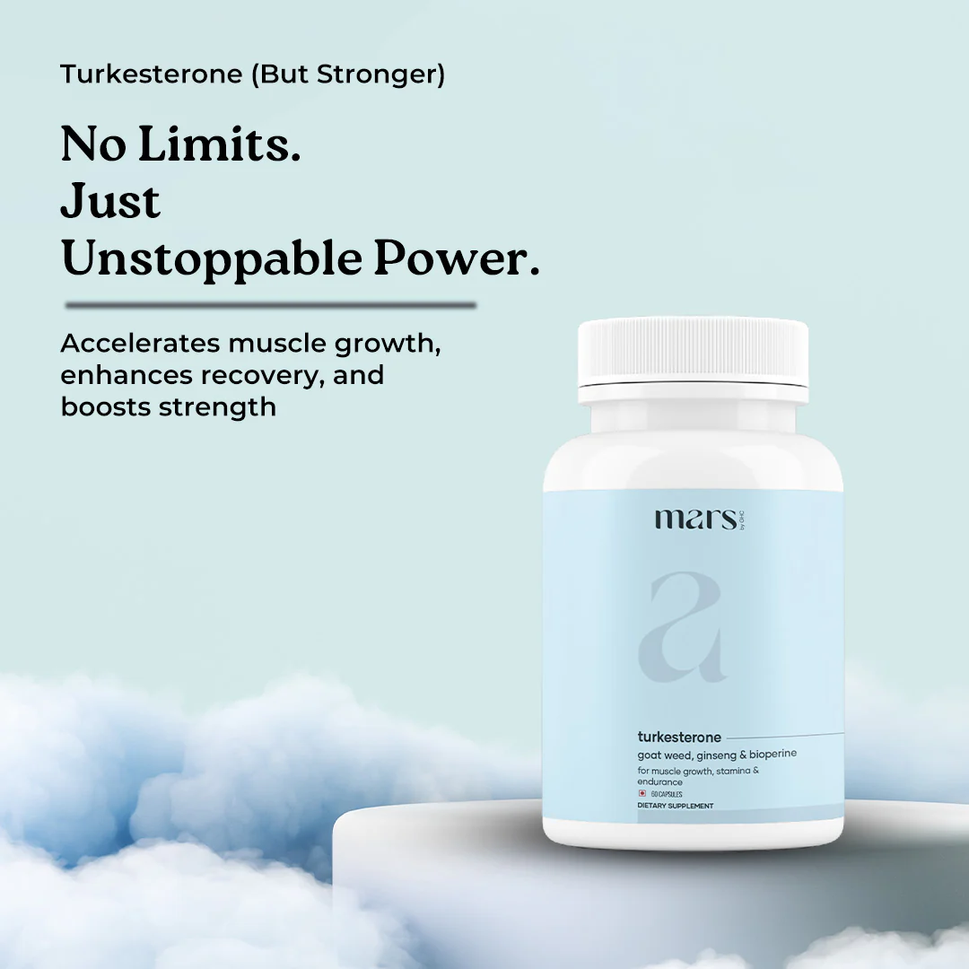 Mars Turkesterone Capsules: Powered with Goat Weed, Ginseng For Better T-Levels & Bedroom Game 2 Mars Turkesterone Capsules: Powered with Goat Weed, Ginseng For Better T-Levels & Bedroom Game