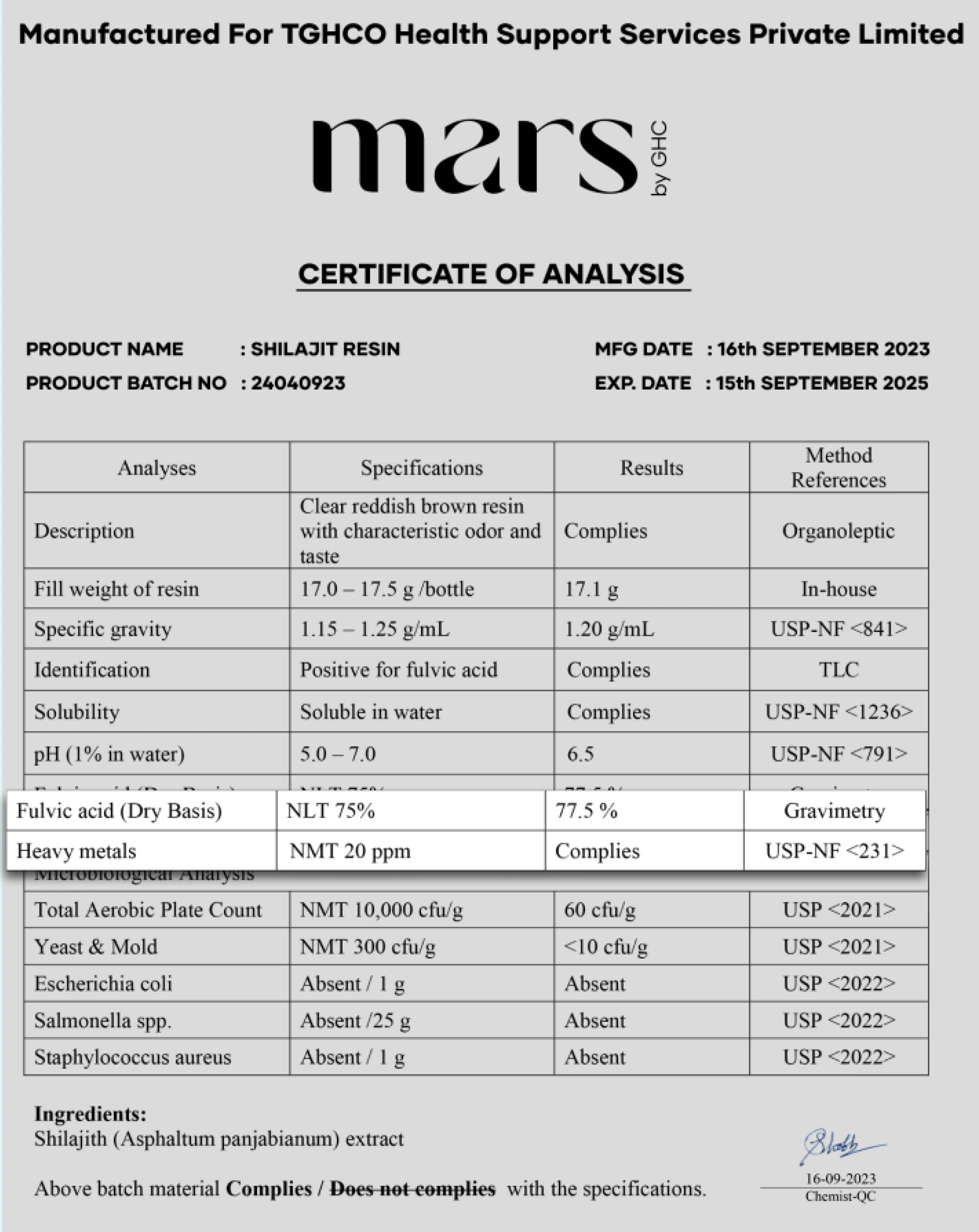Mars Pure Himalayan Shilajit (Resin) - 15g 3 Mars Pure Himalayan Shilajit (Resin) - 15g