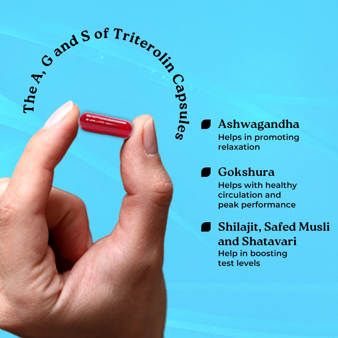 Mars Triterolin – Powered by Shilajit, Ashwagandha, Safed Musli, Gokshura 4 Mars Triterolin – Powered by Shilajit, Ashwagandha, Safed Musli, Gokshura
