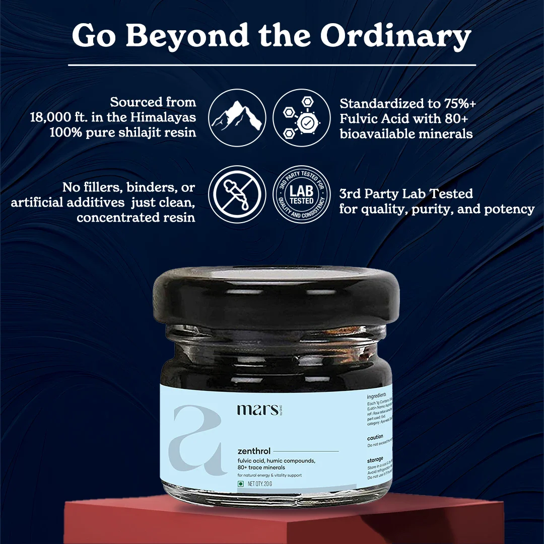 Mars Zenthrol powered with Pure Himalayan Shilajit Resin – Strength, Drive & Recovery Support 3 Mars Zenthrol powered with Pure Himalayan Shilajit Resin – Strength, Drive & Recovery Support