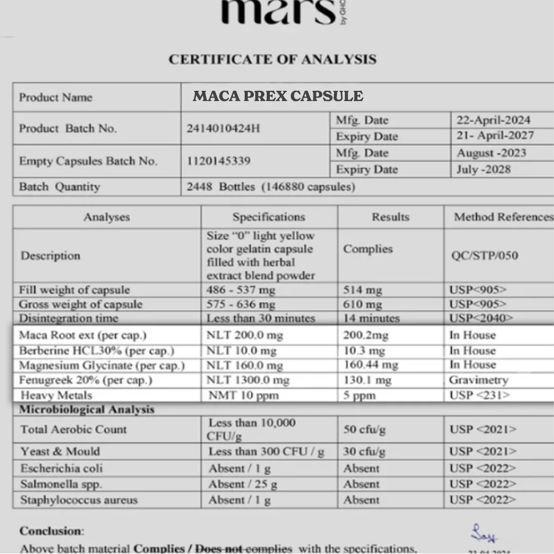 Mars MacaPrex: A Natural Maca Root Solution for ED, Stamina & PE 4 Mars MacaPrex: A Natural Maca Root Solution for ED, Stamina & PE