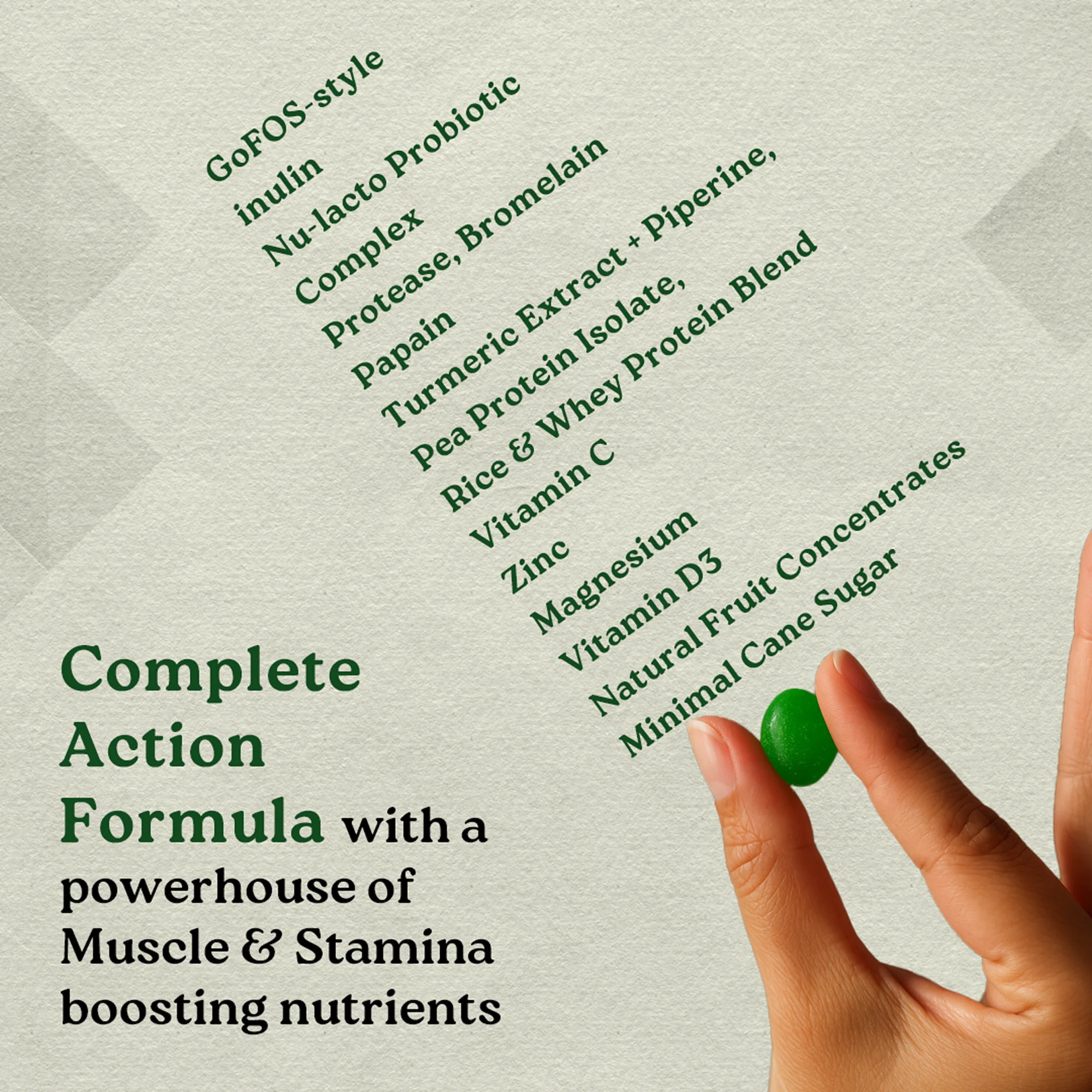 Mars Daily Pro Green Gummies 4 Mars Daily Protein & Wellness Green Gummies
