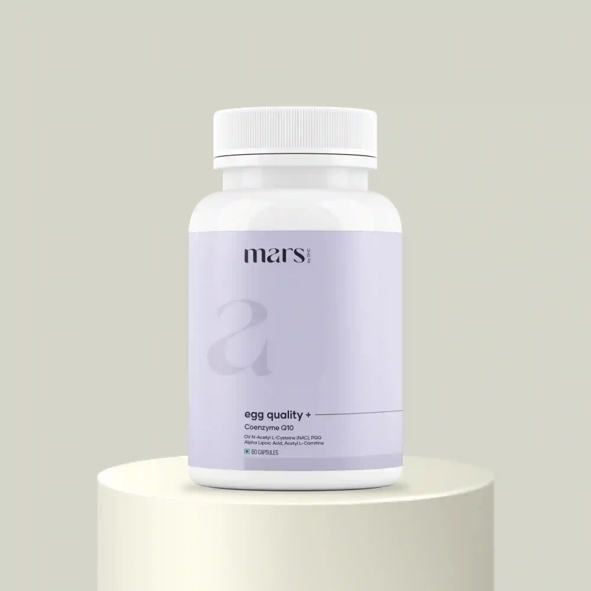 Mars Egg Quality+  Capsules with CoQ10, Alpha Lipoic Acid - Cellular Vitality, Ovarian Health & Egg Quality Support
