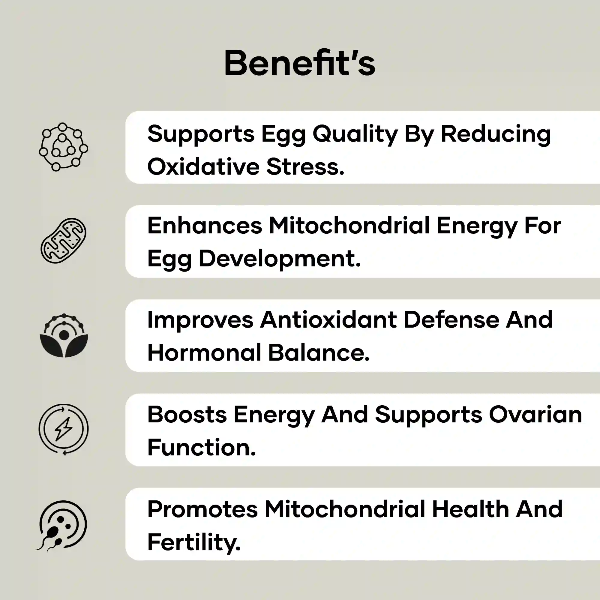 Mars Egg Quality+ Capsules with CoQ10, Alpha Lipoic Acid - Cellular Vitality, Ovarian Health & Egg Quality Support 3 Mars Egg Quality+ Capsules with CoQ10, Alpha Lipoic Acid - Cellular Vitality, Ovarian Health & Egg Quality Support