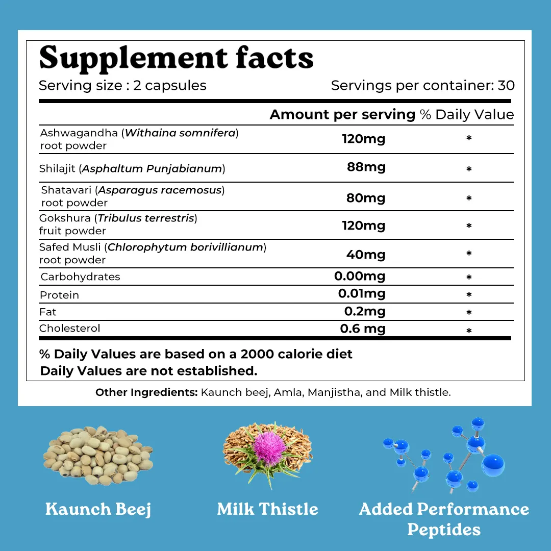 Mars Surge Max Testosterone Peptides: Powered With Performance Peptides, Ashwagandha & Shilajit 8 Mars Surge Max Testosterone Peptides: Powered With Performance Peptides, Ashwagandha & Shilajit