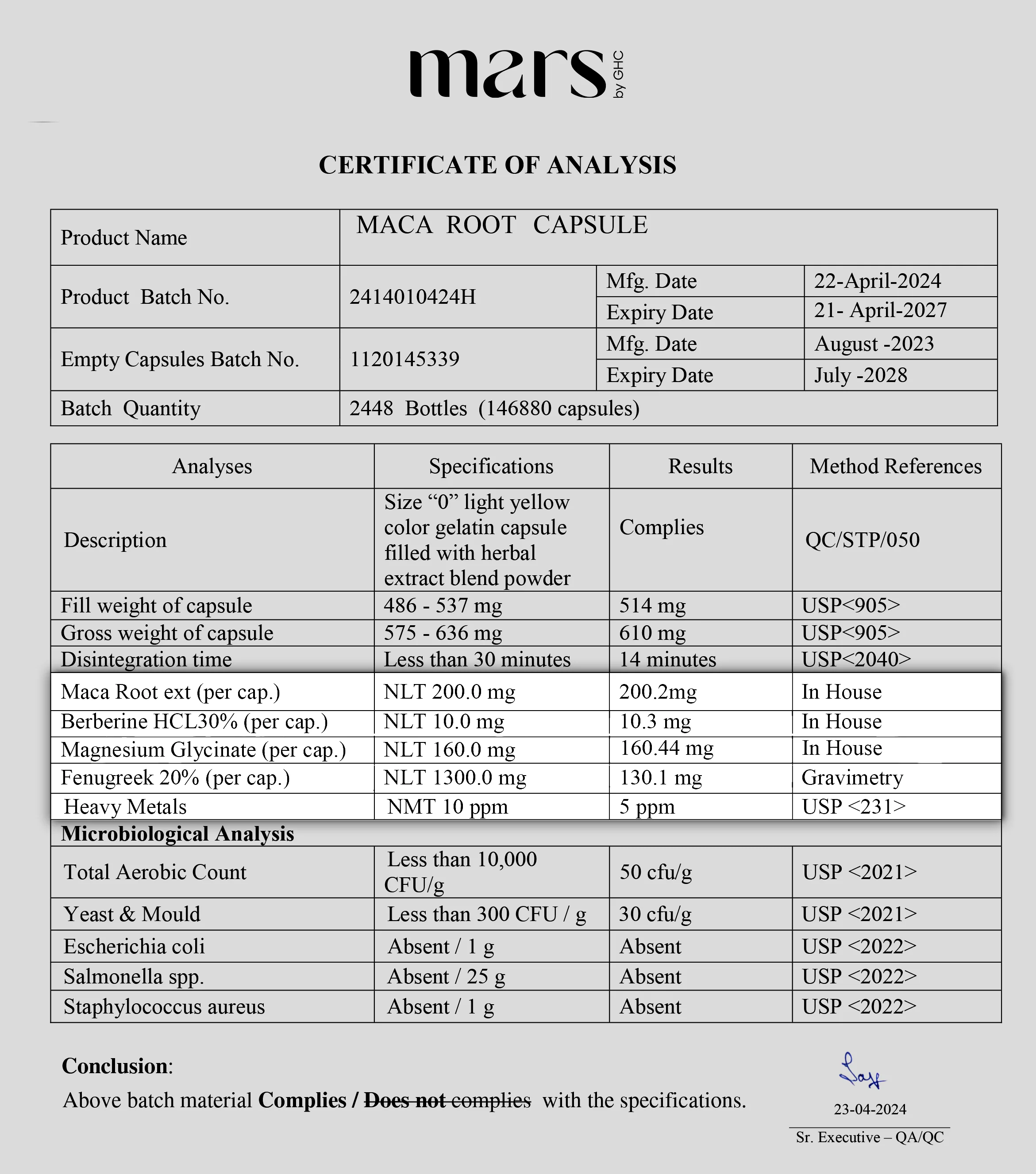 Mars Maca Root Caps (Ginseng): Powered With Magnesium & Berberine 3 Mars Maca Root Caps (Ginseng): Powered With Magnesium & Berberine