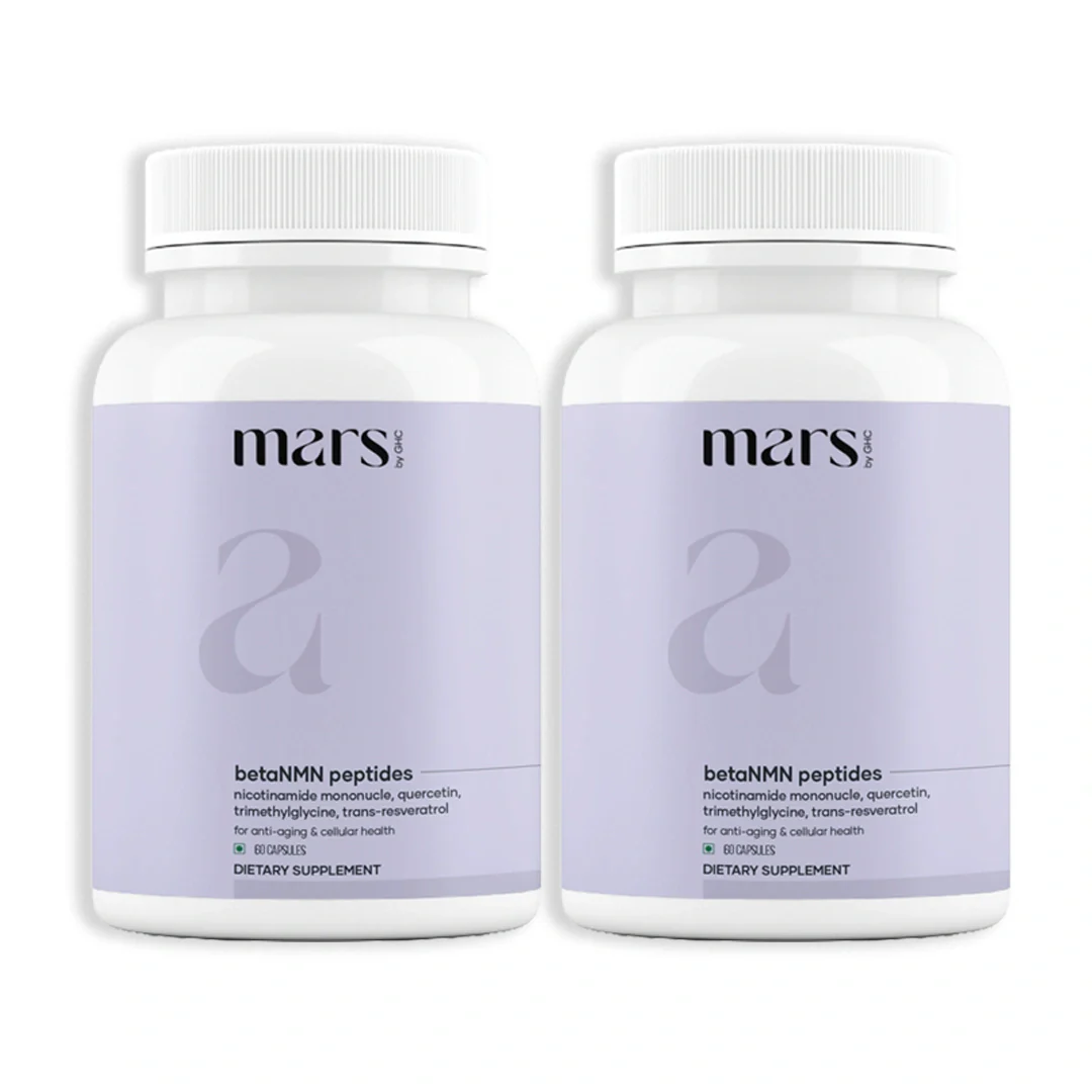 Mars BetaNMN Peptides 1000mg | NAD+ Booster with TMG, Quercetin & Resveratrol for Cellular Energy, Anti-Aging & Longevity 2 Mars BetaNMN Peptides 1000mg | NAD+ Booster with TMG, Quercetin & Resveratrol for Cellular Energy, Anti-Aging & Longevity