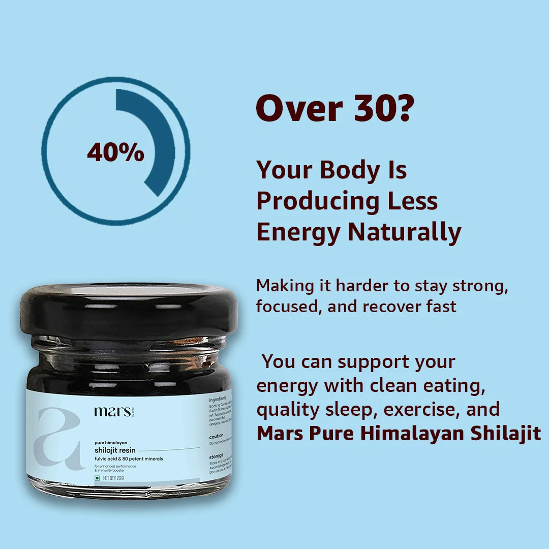 Mars Pure Himalayan Shilajit Resin with 75%+ Fulvic Acid - Natural Energy, Stamina & Vitality Support 5 Mars Pure Himalayan Shilajit Resin with 75%+ Fulvic Acid - Natural Energy, Stamina & Vitality Support