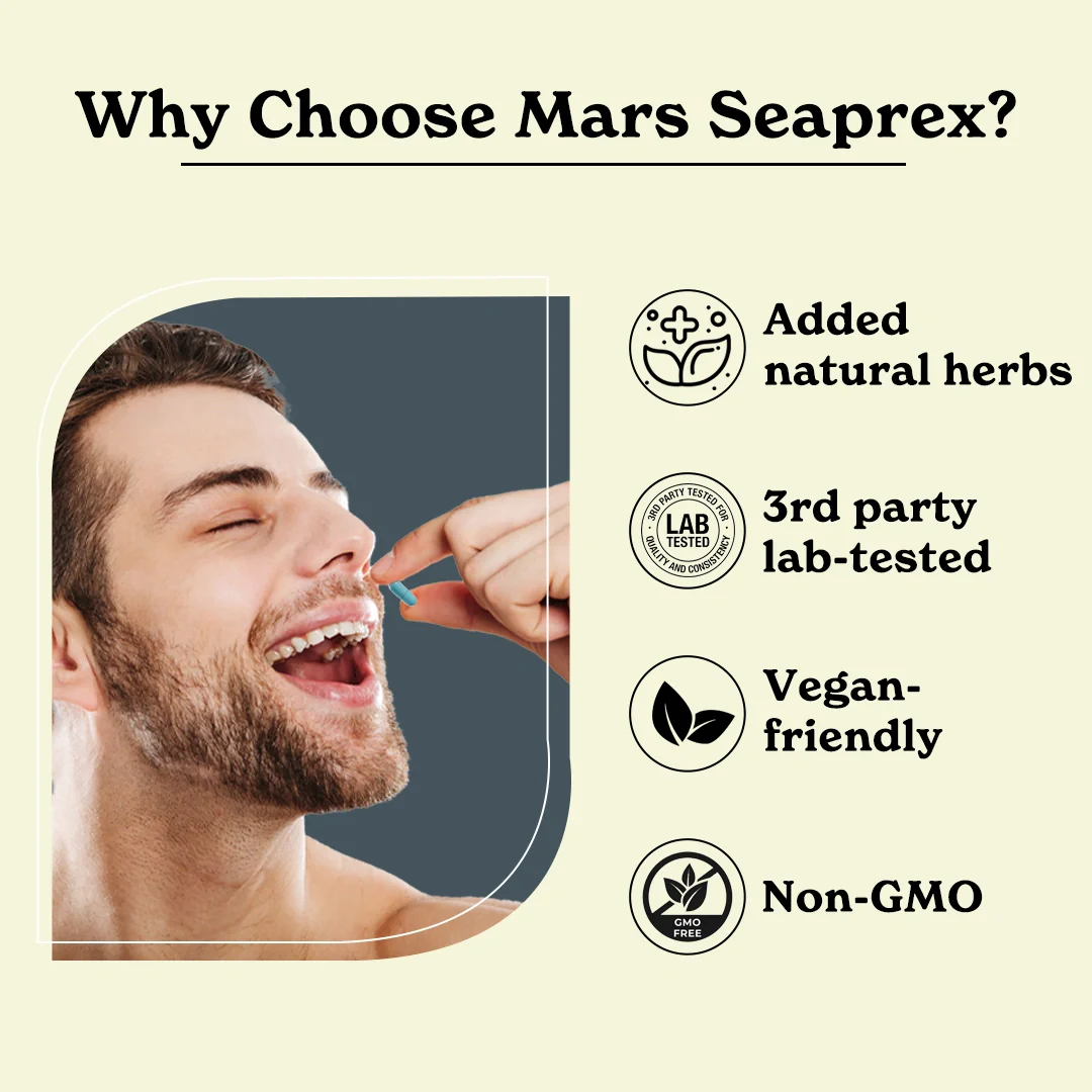 Mars Seaprex: A Natural Performance Booster For Improved Drive, Stamina, & Sexual Health 6 Mars Seaprex: A Natural Performance Booster For Improved Drive, Stamina, & Sexual Health