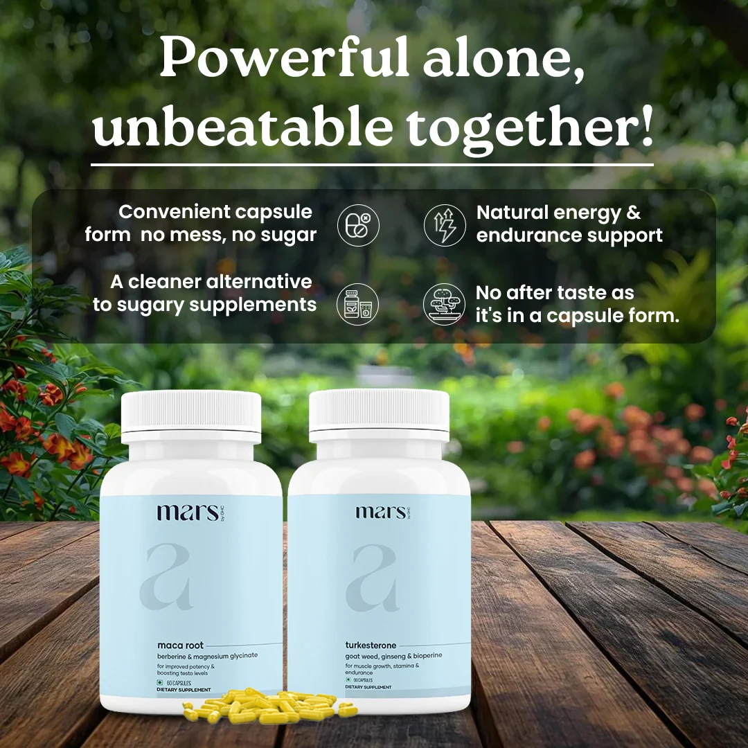 Mars Power Rush Combo - Powered by Turkesterone & Maca Root 2 Mars Power Rush Combo - Powered by Turkesterone & Maca Root