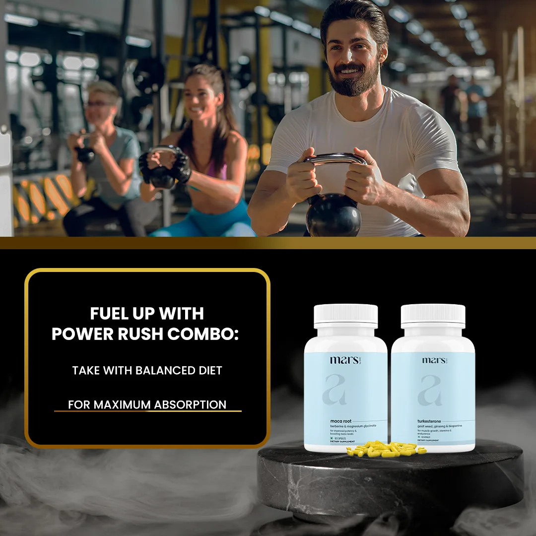 Mars Power Rush Combo - Powered by Turkesterone & Maca Root 6 Mars Power Rush Combo - Powered by Turkesterone & Maca Root