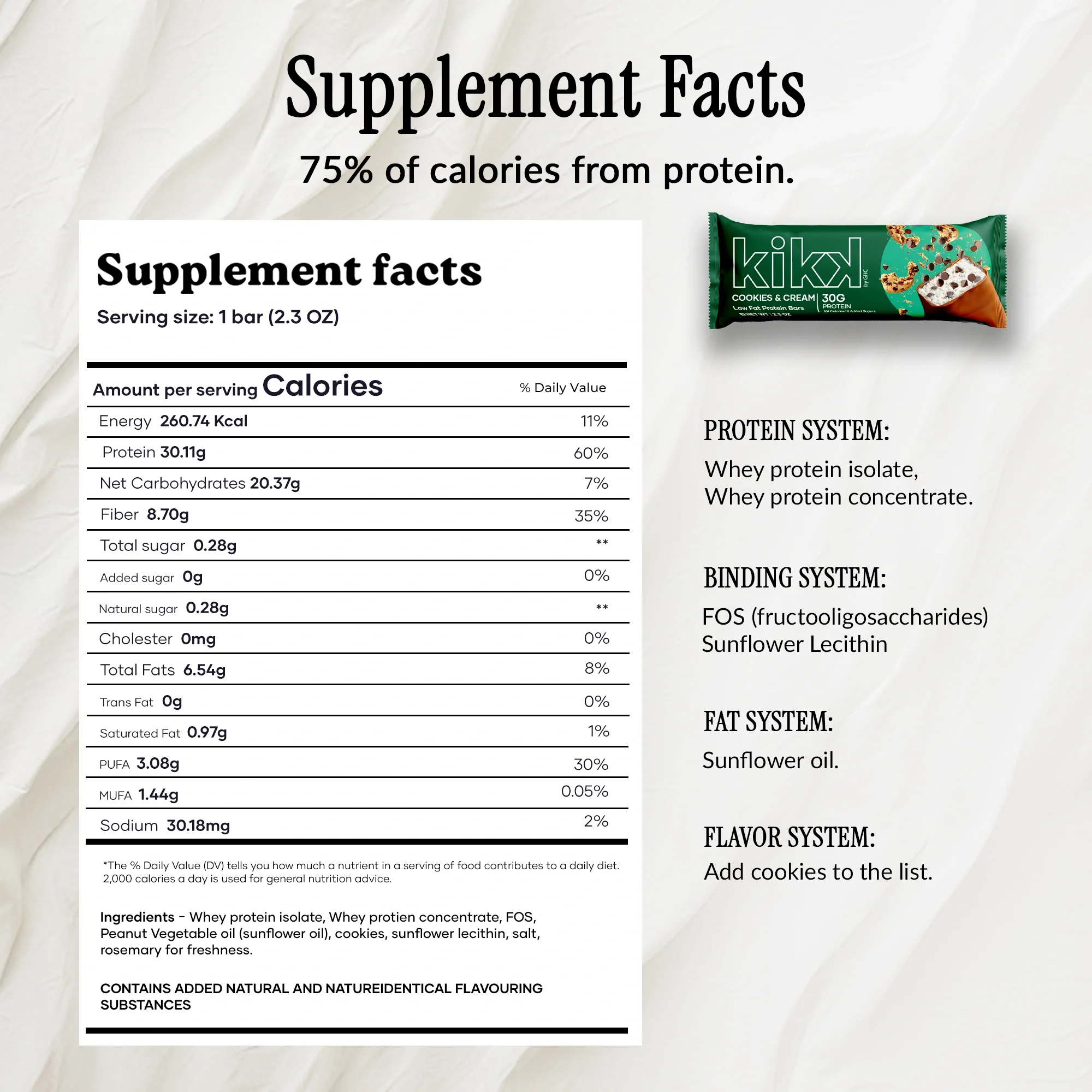 30G Protein Power for Your GLP-1 Routine | Fuels Fullness, Cuts Cravings, Supports Weight Management. 3 Low Fat Protein Bars (30g Protein Per Bar)