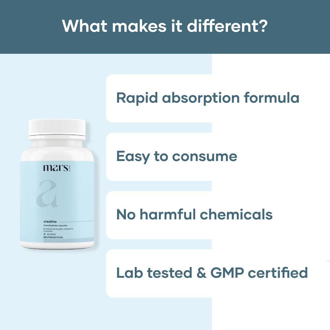 Mars Micronized Creatine Monohydrate Caps (180 N) 4 Mars Micronized Creatine Monohydrate Caps (180 N)