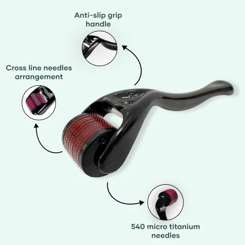 Mars Hair Loss Treatment Combo: Clinically Proven Serum, Biotin & Derma Roller 4 Mars Hair Loss Treatment Combo: Clinically Proven Serum, Biotin & Derma Roller