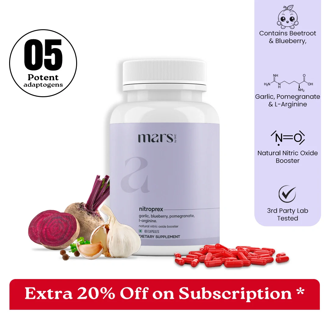Mars NitroPrex – Natural Nitric Oxide Booster for Supercharge Blood Flow, Stamina & Performance 1 Mars NitroPrex – Natural Nitric Oxide Booster for Supercharge Blood Flow, Stamina & Performance