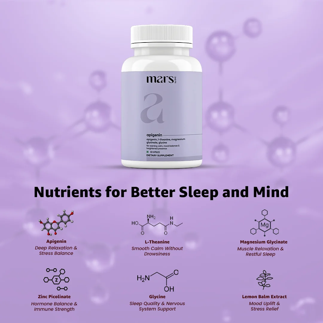 Mars Apigenin: Nightly Calm & Heightened Senses Blend 2 Mars Apigenin: Nightly Calm & Heightened Senses Blend