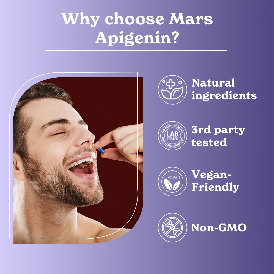 Mars Apigenin: Nightly Calm & Heightened Senses Blend 7 Mars Apigenin: Nightly Calm & Heightened Senses Blend