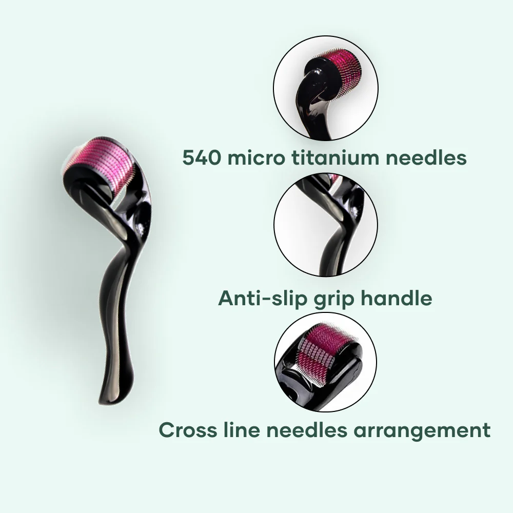 Derma Roller for beard (0.5 mm) | Derma Roller for beard growth | Beard Roller 2 Derma Roller for beard (0.5 mm) | Derma Roller for beard growth | Beard Roller