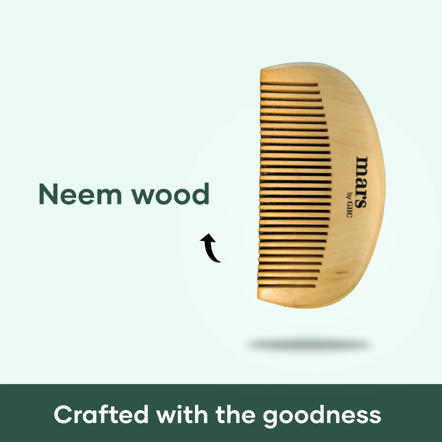 Wooden Beard Comb | Made With Neem Wood | Better Beard Shape | Pocket Size | Dandruff control Itch free beard 2 Wooden Beard Comb | Made With Neem Wood | Better Beard Shape | Pocket Size | Dandruff control Itch free beard