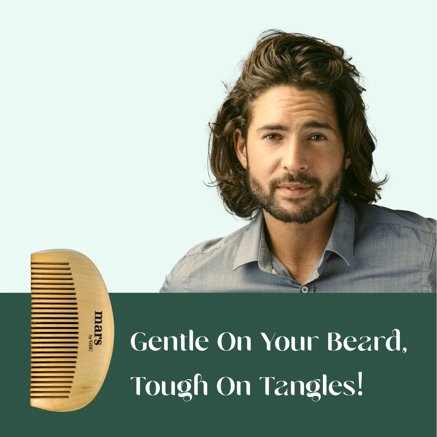 Wooden Beard Comb | Made With Neem Wood | Better Beard Shape | Pocket Size | Dandruff control Itch free beard 5 Wooden Beard Comb | Made With Neem Wood | Better Beard Shape | Pocket Size | Dandruff control Itch free beard