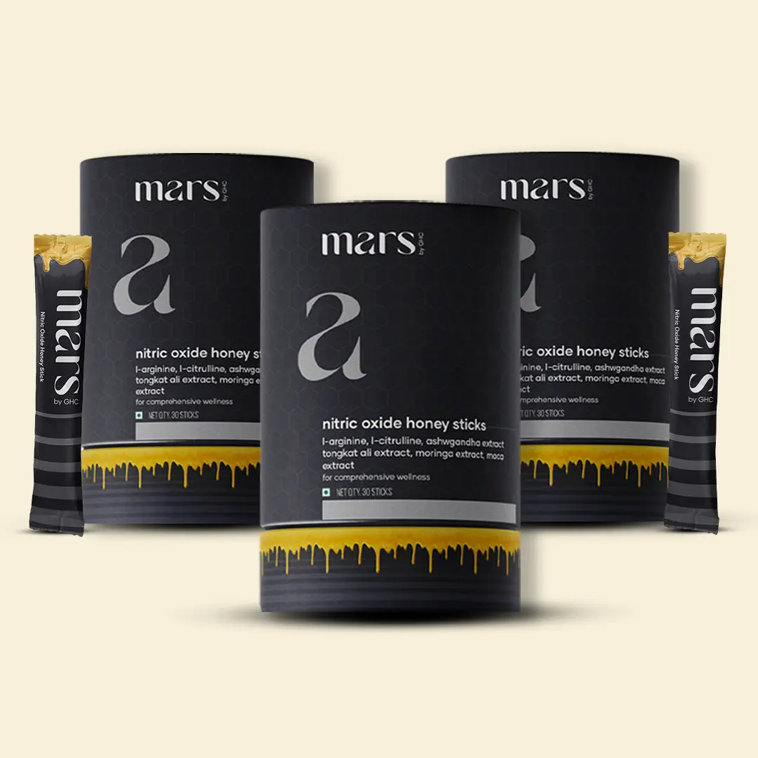 Nitric Oxide Honey Sticks - Natural Energy, Blood Flow & Stamina Booster with Ashwagandha, Maca Root, Tongkat Ali, L-Arginine & L-Citrulline 3 3