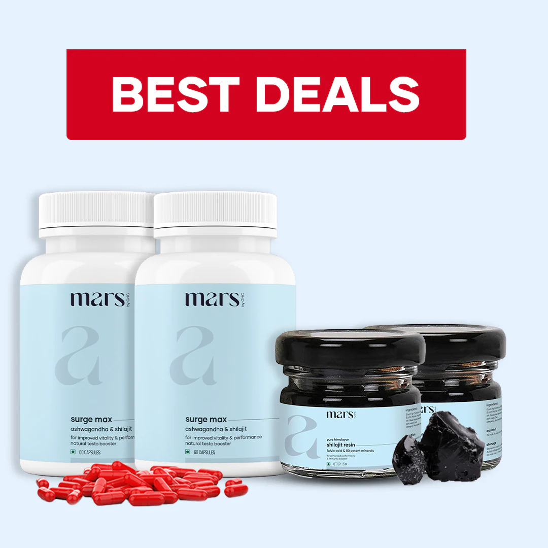 Performance Combo: Powered by Pure Himalayan Shilajit Resin & Natural Ashwagandha Capsules 15 Performance Combo: Powered by Pure Himalayan Shilajit Resin & Natural Ashwagandha Capsules