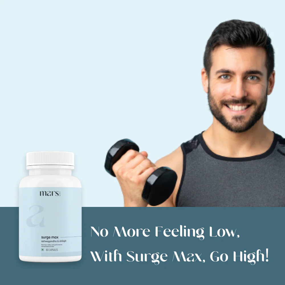 Mars Natural Ashwagandha Caps: Powered with Shilajit & Safed Musli 5 Mars Natural Ashwagandha Caps: Powered with Shilajit & Safed Musli