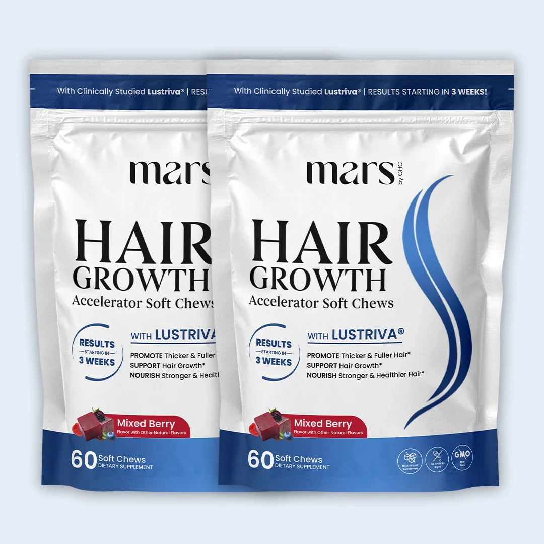 Hair Growth Accelerator Soft Chews: Powered by Lustriva 7 Hair Growth Accelerator Soft Chews: Powered by Lustriva
