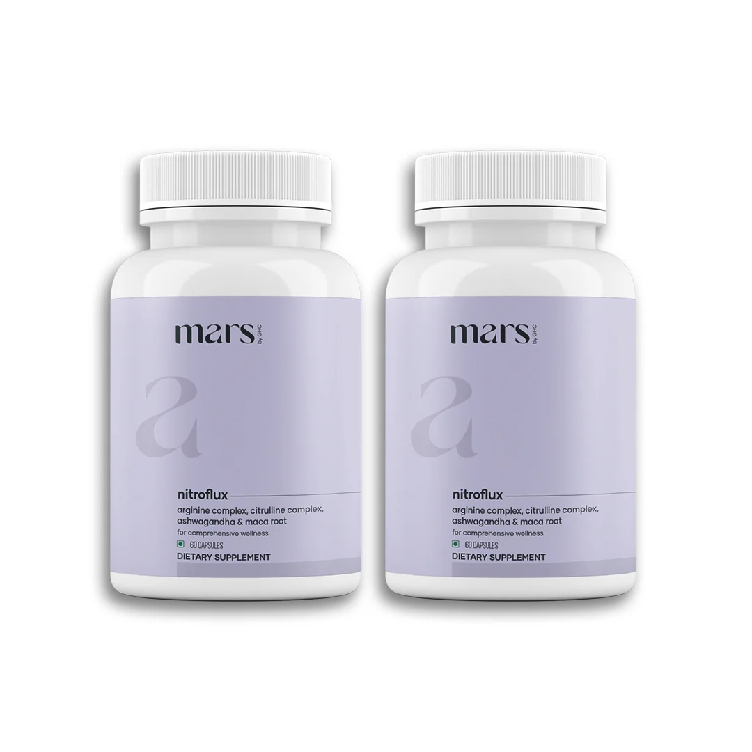 Mars NitroFlux Capsules with L-Arginine, L-Citrulline & Adaptogens – Blood Flow, Pump & Performance Support (60N) 2 Mars NitroFlux Capsules with L-Arginine, L-Citrulline & Adaptogens – Blood Flow, Pump & Performance Support (60N)
