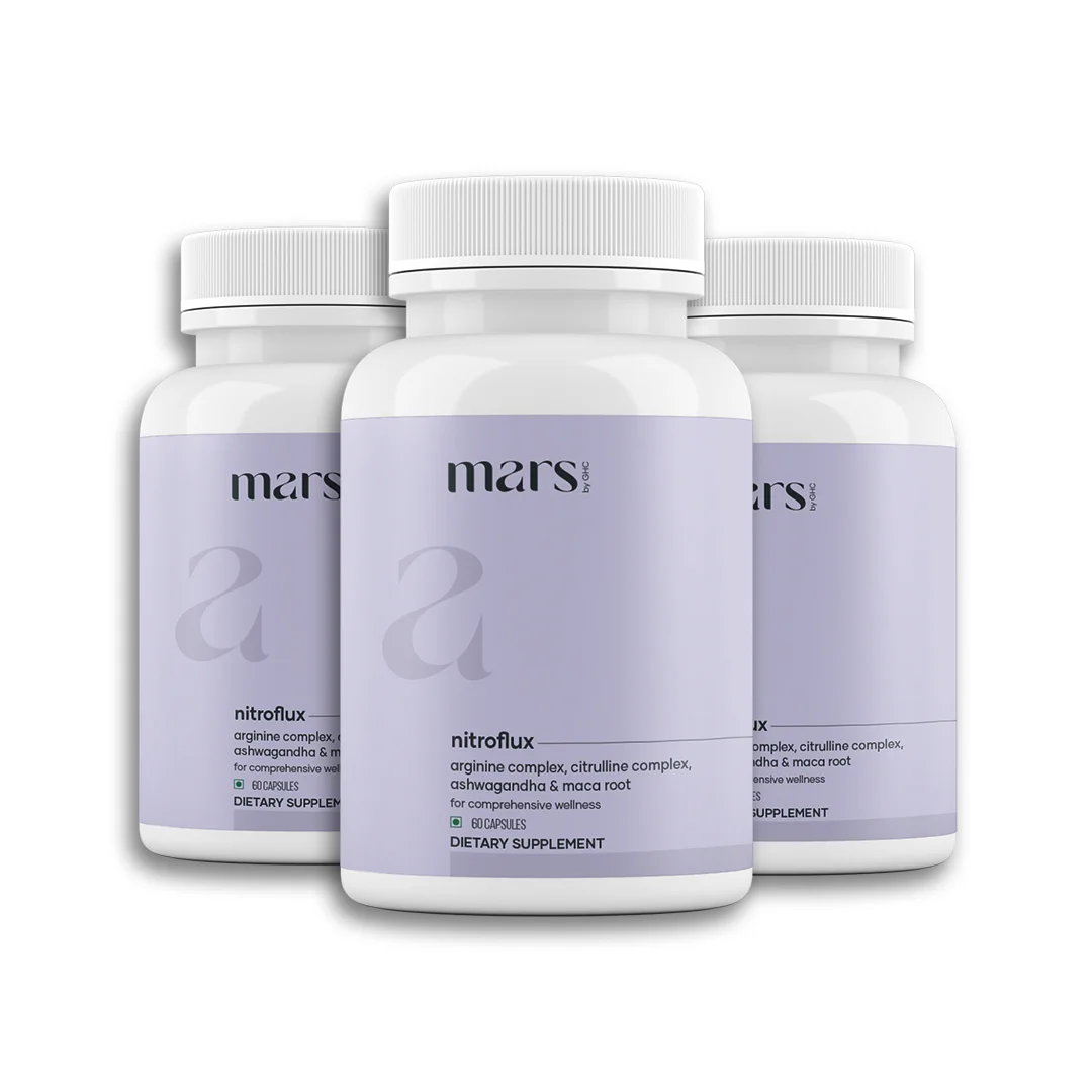 Mars NitroFlux Capsules with L-Arginine, L-Citrulline & Adaptogens – Blood Flow, Pump & Performance Support (60N) 3 Mars NitroFlux Capsules with L-Arginine, L-Citrulline & Adaptogens – Blood Flow, Pump & Performance Support (60N)