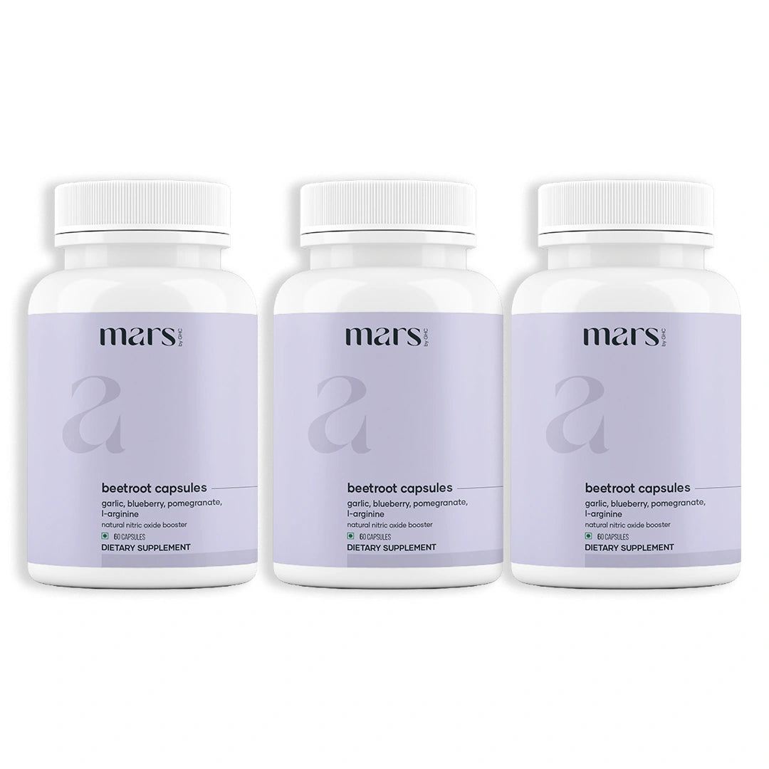 Mars Beetroot Capsules with L-Arginine, Pomegranate & Antioxidants – Nitric Oxide, Blood Flow & Performance Support (60N) 3 Mars Beetroot Capsules with L-Arginine, Pomegranate & Antioxidants – Nitric Oxide, Blood Flow & Performance Support (60N)