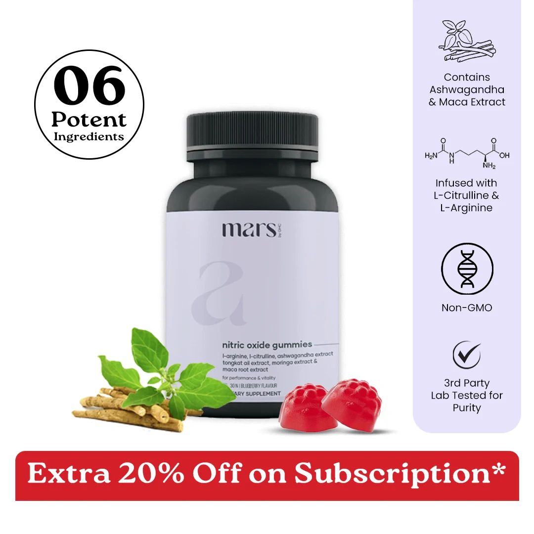 Mars Nitric Oxide Gummies: Boost Performance, T-Levels & Blood Flow for Maximum Energy and Vitality