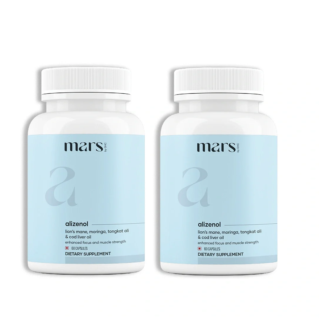 Mars Alizenol Capsules with Lion’s Mane, Tongkat Ali & Cod Liver Oil - Drive, Stamina & Testosterone Support 2 Mars Alizenol Capsules with Lion’s Mane, Tongkat Ali & Cod Liver Oil - Drive, Stamina & Testosterone Support
