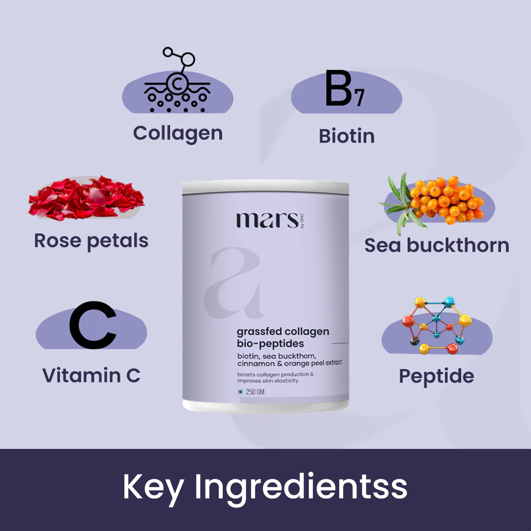 Mars Grassfed Collagen Bio-Peptides: Powered with 18 Grams Protein 3 Mars Grassfed Collagen Bio-Peptides: Powered with 18 Grams Protein