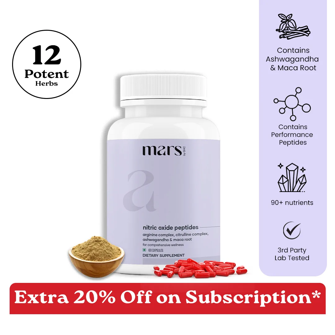 Mars Nitric Oxide Growth Hormones Peptides for Muscle Gain, Blood Flow, & Performance