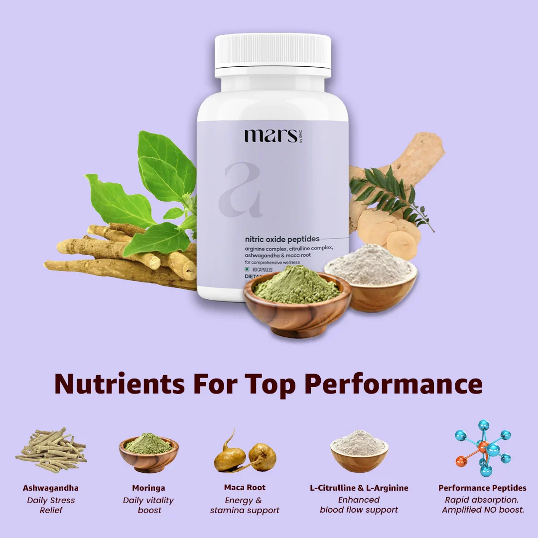 Mars Nitric Oxide Growth Hormones Peptides for Muscle Gain, Blood Flow, & Performance 10 Mars Nitric Oxide Growth Hormones Peptides for Muscle Gain, Blood Flow, & Performance