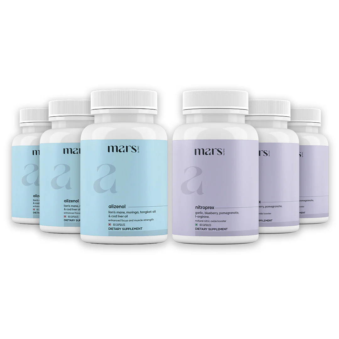 Mars SizeOMax Combo: Dual Action NitroPrex & Alizenol Stack for Blood Flow, Size & Performance 8 Mars SizeOMax Combo: Dual Action NitroPrex & Alizenol Stack for Blood Flow, Size & Performance