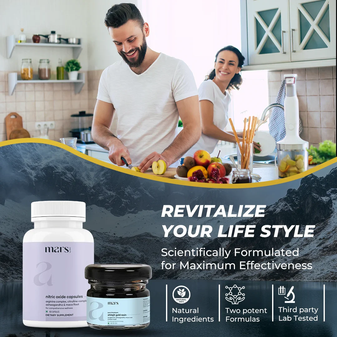 Mars Nitro Boost+ - Pure Himalayan Shilajit Gold Resin & Nitric Oxide Capsules 14 Mars Nitro Boost+ - Pure Himalayan Shilajit Gold Resin & Nitric Oxide Capsules