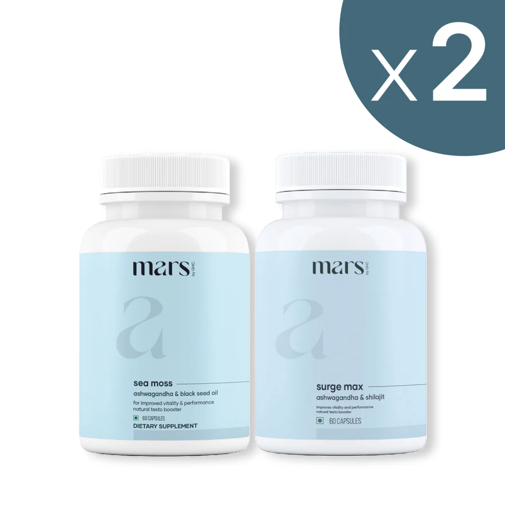 Power Surge Combo: Natural Ashwagandha & Natural Sea Moss Capsules 8 Power Surge Combo: Natural Ashwagandha & Natural Sea Moss Capsules