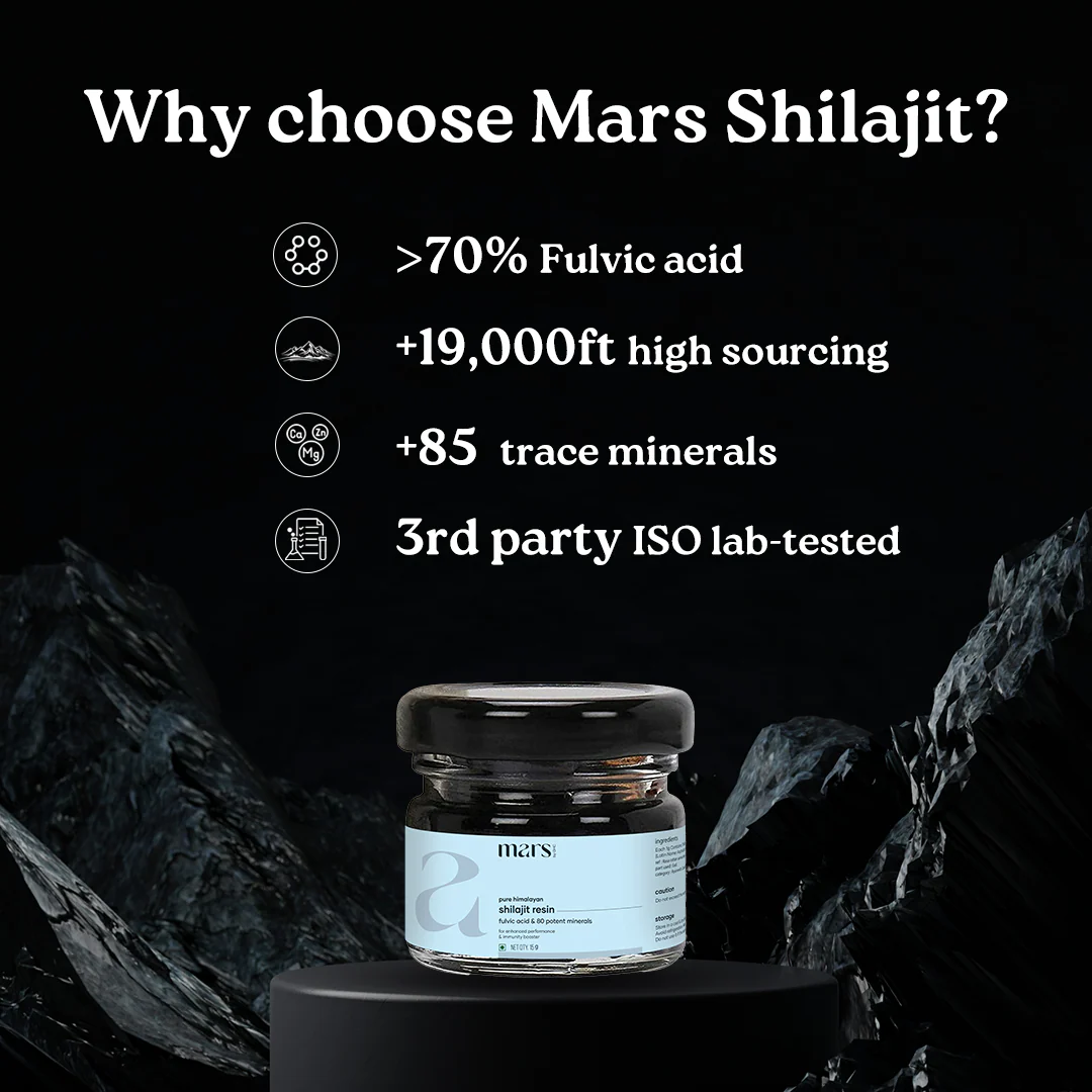 Performance Combo: Powered by Pure Himalayan Shilajit Resin & Natural Ashwagandha Capsules 3 Performance Combo: Powered by Pure Himalayan Shilajit Resin & Natural Ashwagandha Capsules