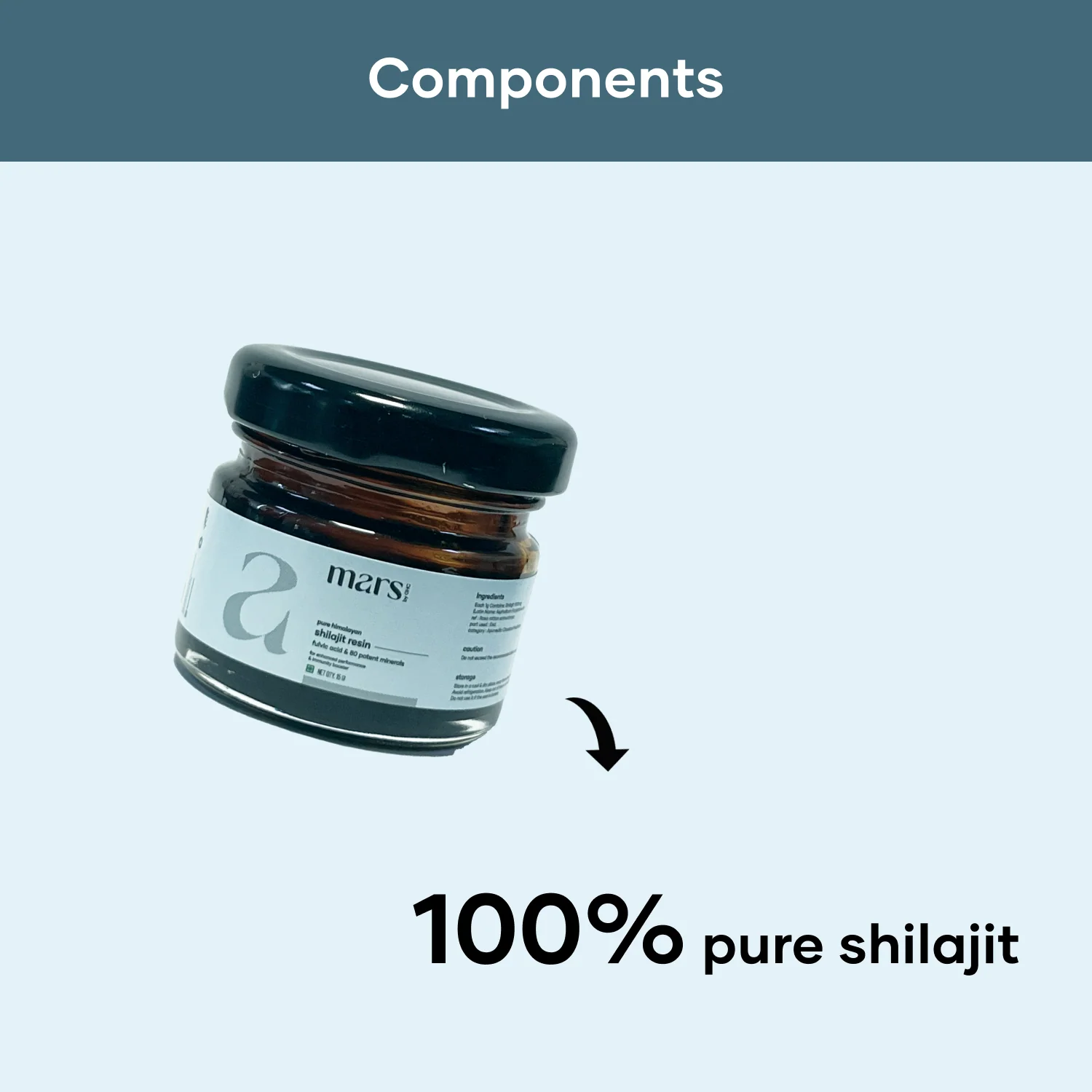Mars Pure Himalayan Shilajit (Resin) - 15g 2 Mars Pure Himalayan Shilajit (Resin) - 15g