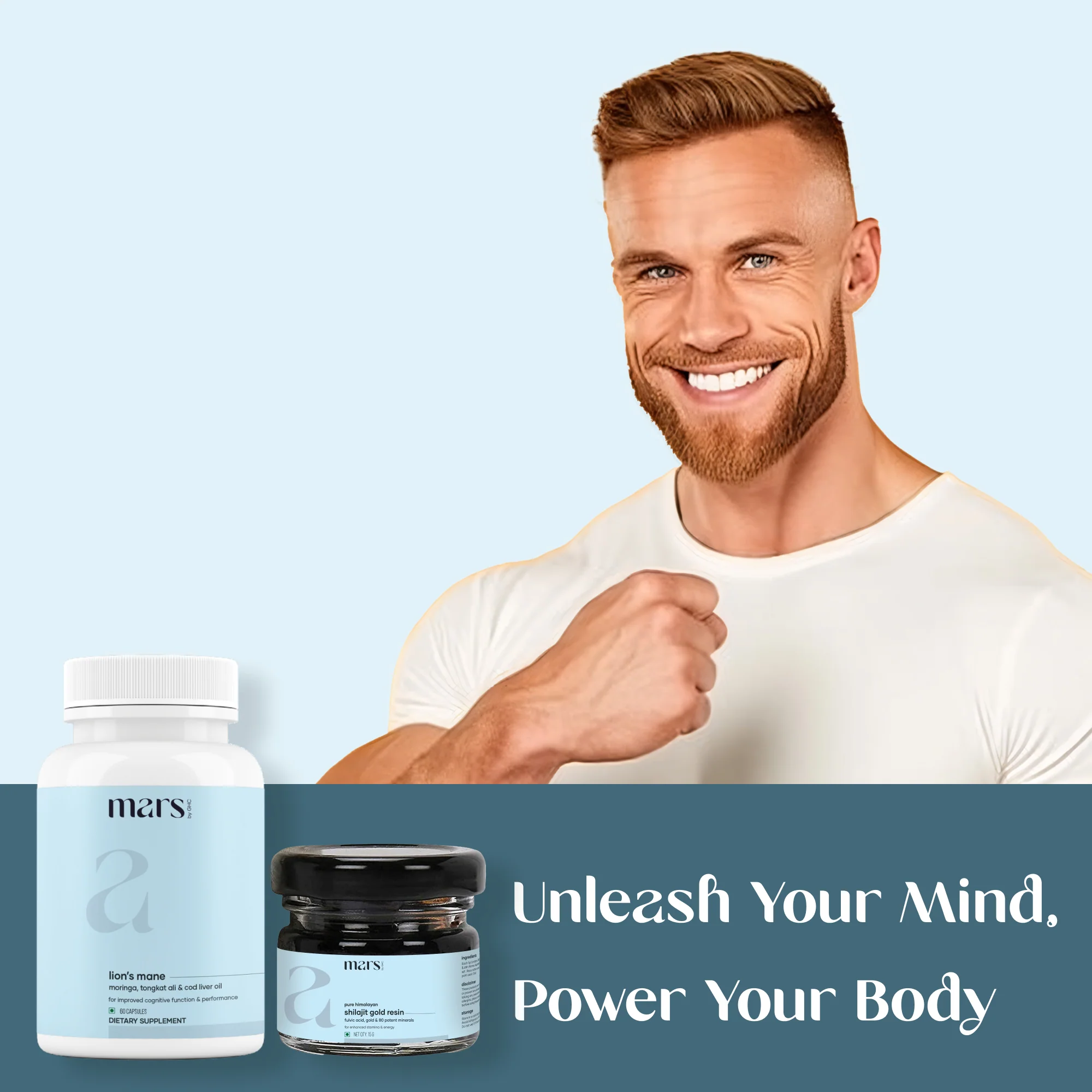 Super Strength Combo: Powered with Lion's mane & Shilajit Gold Resin 5 Super Strength Combo: Powered with Lion's mane & Shilajit Gold Resin