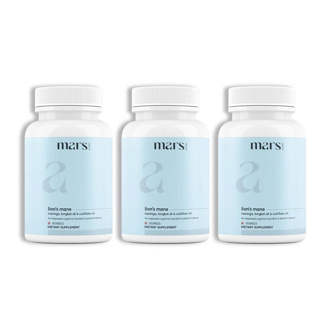 Mars Lion’s Mane Capsules with Tongkat Ali, Moringa & Cod Liver Oil – Stamina, Drive & Performance Support 3 Mars Lion’s Mane Capsules with Tongkat Ali, Moringa & Cod Liver Oil – Stamina, Drive & Performance Support