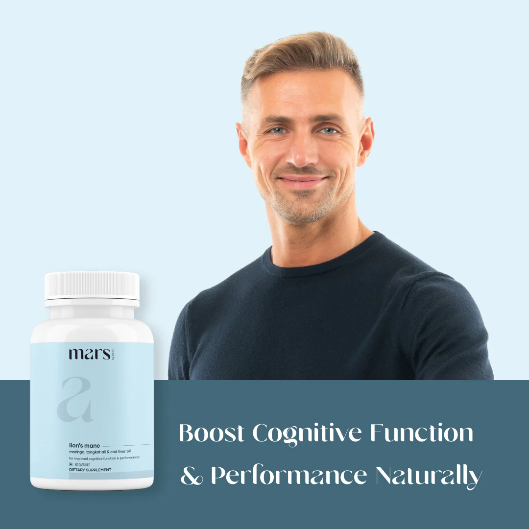 Mars Pure Lion's Mane Caps: Powered with Moringa, Tongkat Ali & Cod Liver Oil (60 N) 8 Mars Pure Lion's Mane Caps: Powered with Moringa, Tongkat Ali & Cod Liver Oil (60 N)
