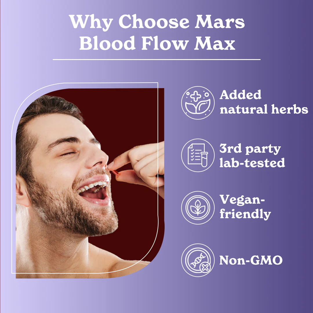 Mars Blood Flow Max: A New Age Natural Solution for Enhanced Circulation & Performance 11 Mars Blood Flow Max: A New Age Natural Solution for Enhanced Circulation & Performance