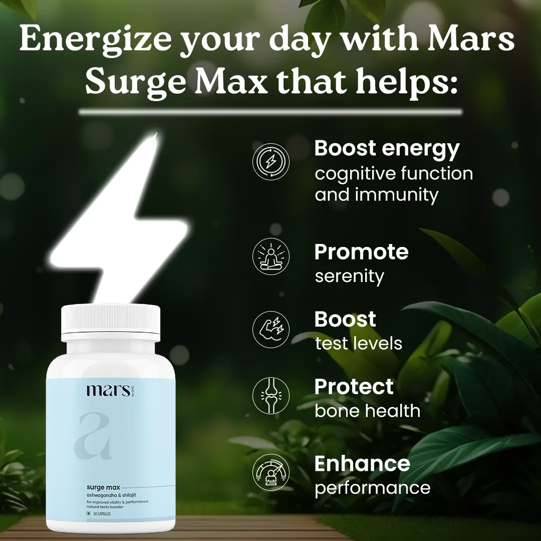 Mars Natural Ashwagandha Caps: Powered with Shilajit & Safed Musli 3 Mars Natural Ashwagandha Caps: Powered with Shilajit & Safed Musli