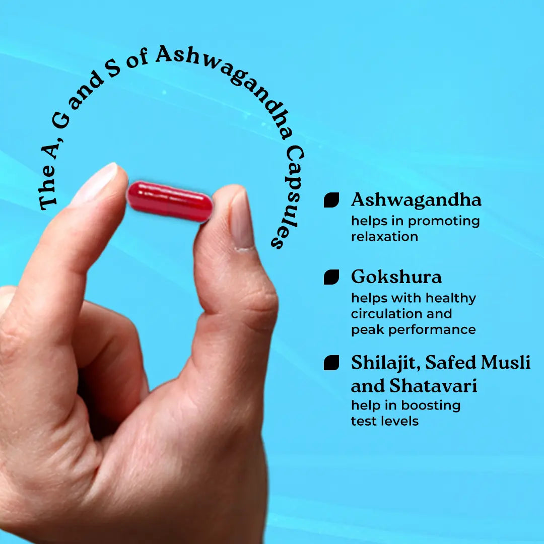 Mars Natural Ashwagandha Caps: Powered with Shilajit & Safed Musli 4 Mars Natural Ashwagandha Caps: Powered with Shilajit & Safed Musli