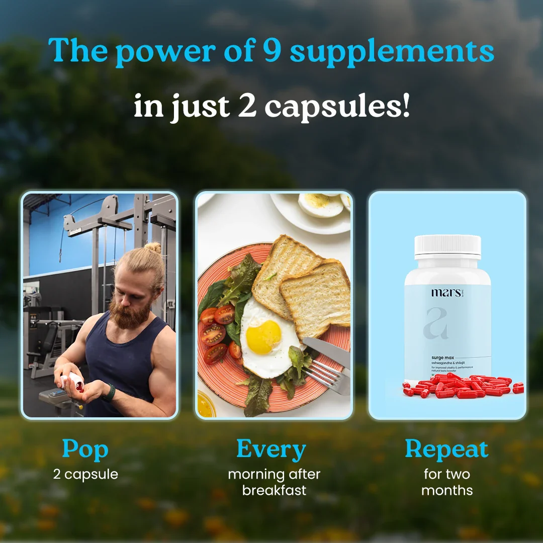 Mars Natural Ashwagandha Caps: Powered with Shilajit & Safed Musli 7 Mars Natural Ashwagandha Caps: Powered with Shilajit & Safed Musli