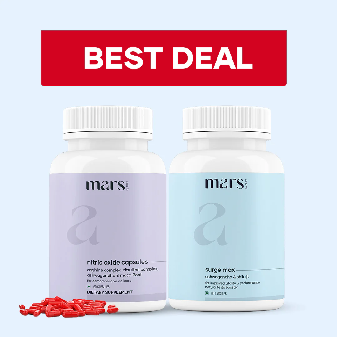 Growth Max Combo: Powered by Nitric Oxide & Pure Ashwagandha Capsules 8 Growth Max Combo: Powered by Nitric Oxide & Pure Ashwagandha Capsules