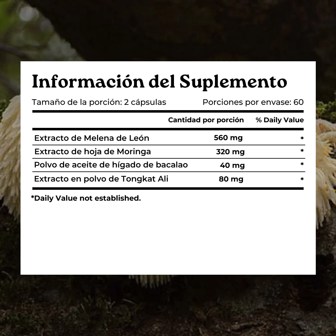 Mars Alizenol - Potenciado por Tongkat Ali, Moringa y Melena de León 3 Mars Alizenol - Potenciado por Tongkat Ali, Moringa y Melena de León